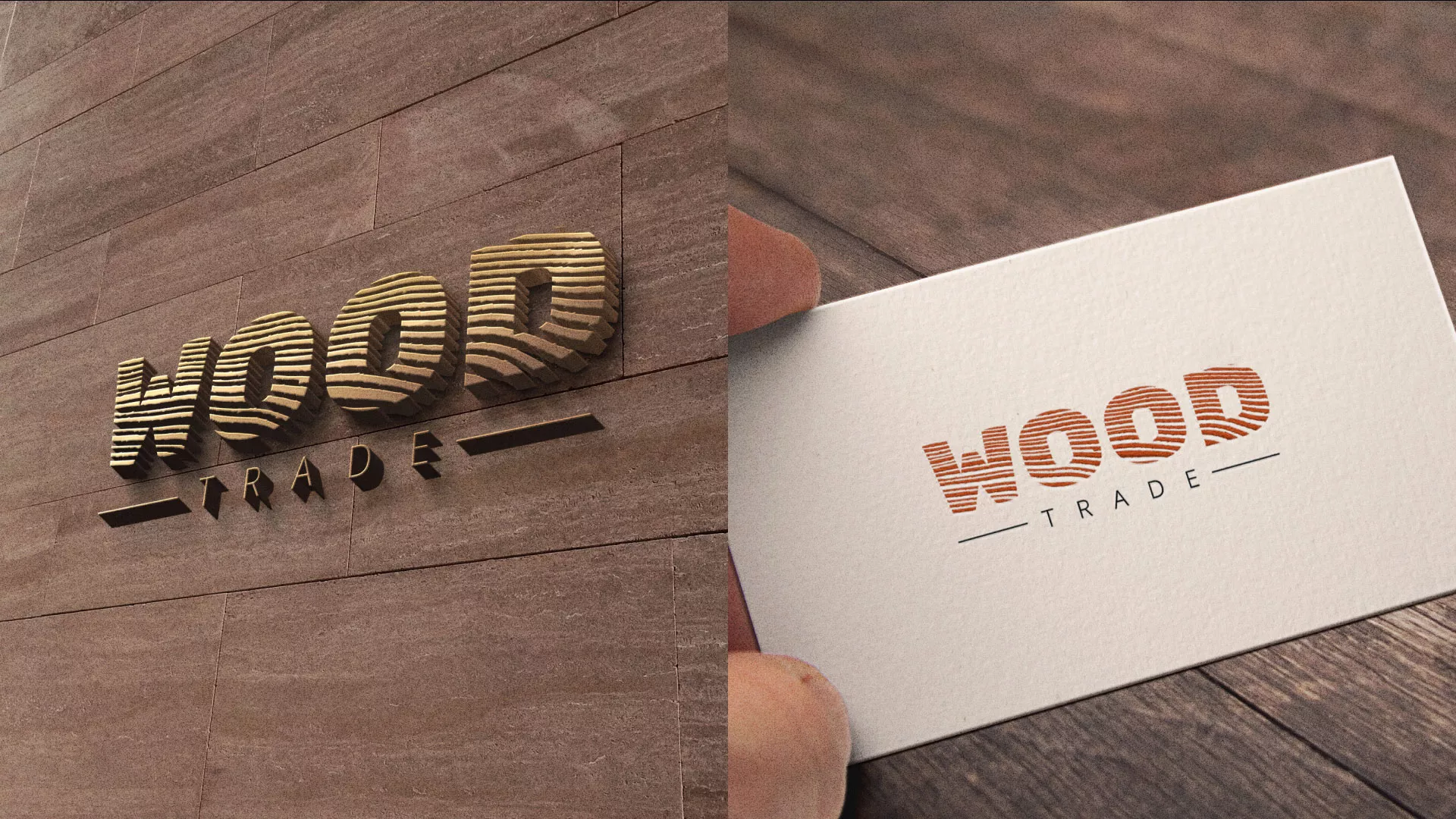Разработка логотипа для компании «Wood Trade» в Гусь-Хрустальном