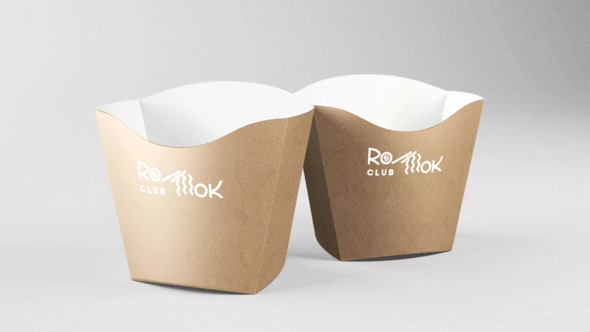 Создание логотипа суши-бара «Roll Wok Club» в Гусь-Хрустальном