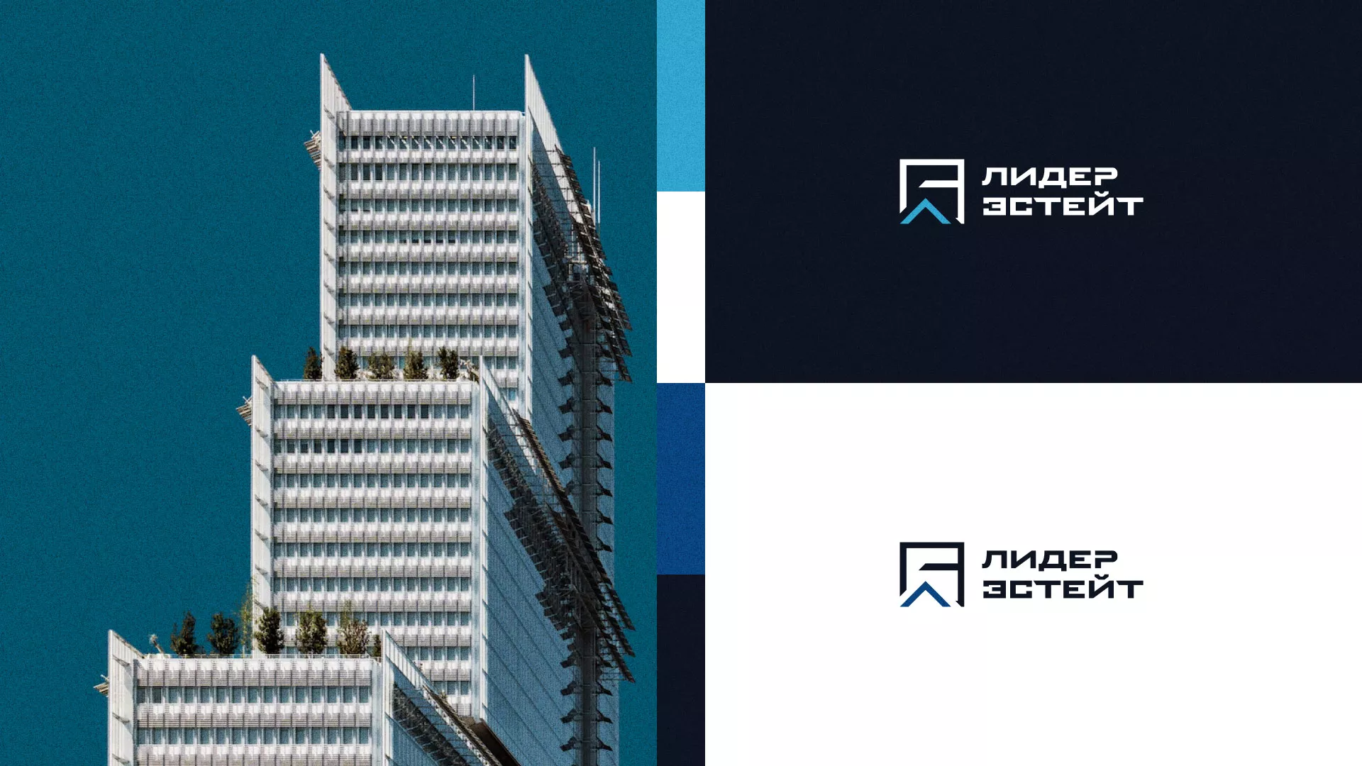 Разработка логотипа агентства недвижимости «Лидер Эстейт» в Гусь-Хрустальном