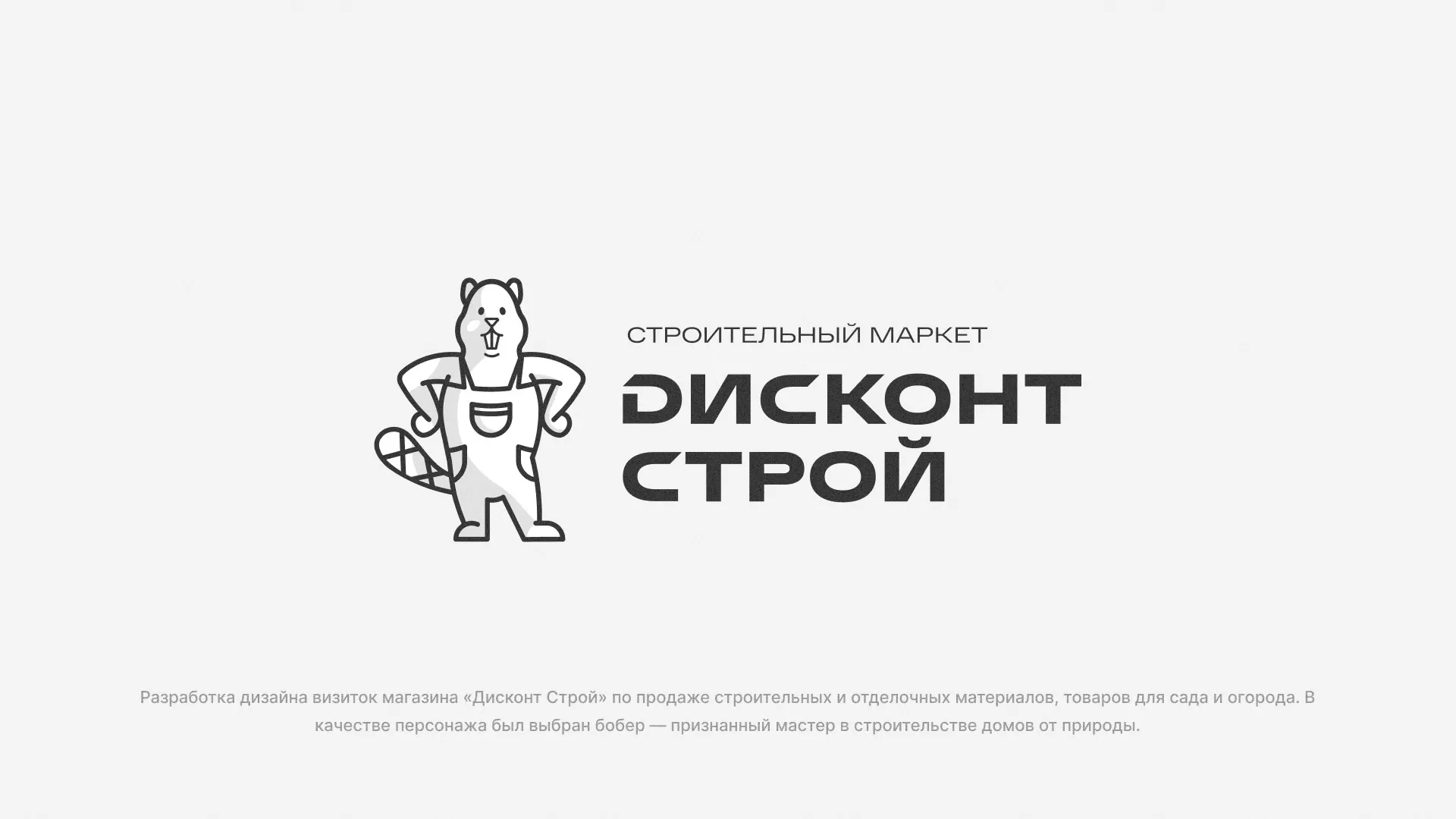 Разработка дизайна визиток магазина «Дисконт Строй» в Гусь-Хрустальном