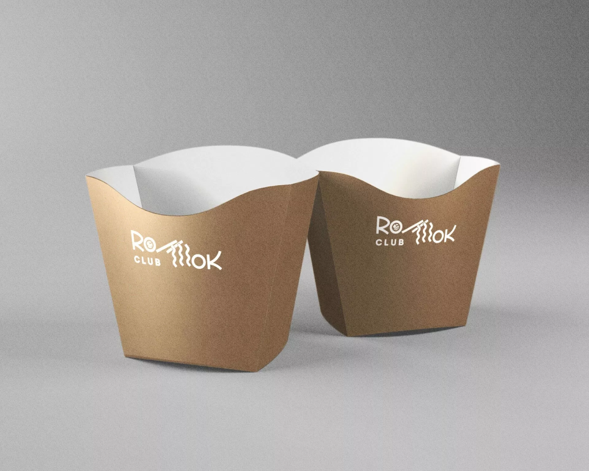 Создание дизайна упаковки суши-бара «Roll Wok Club» в Гусь-Хрустальном