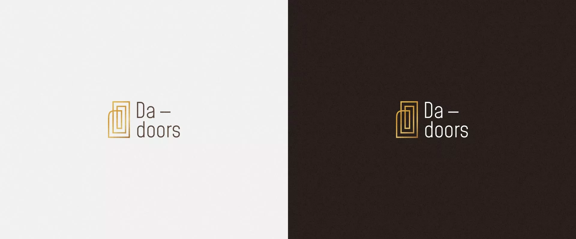 Разработка логотипа для компании «DA-DOORS» в Гусь-Хрустальном