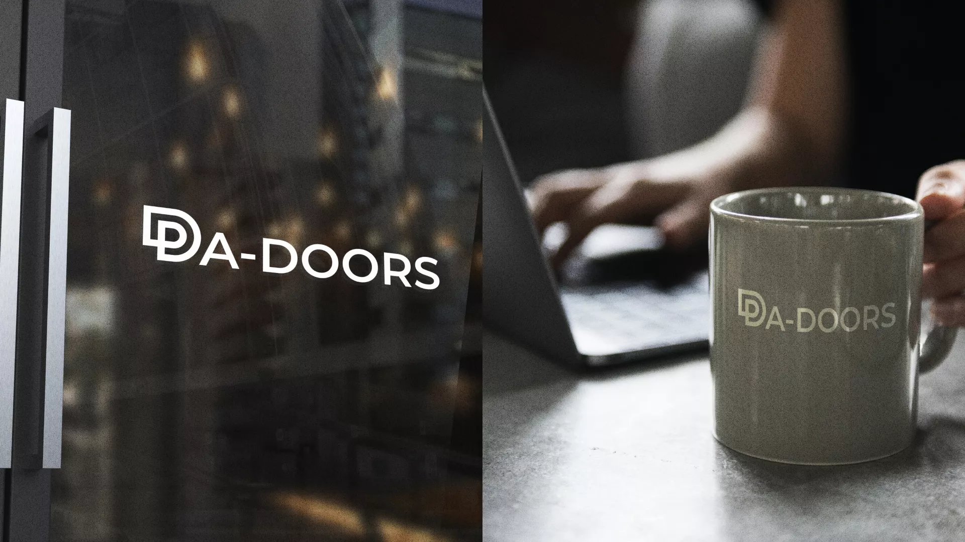 Создание логотипа компании «DA-DOORS» в Гусь-Хрустальном